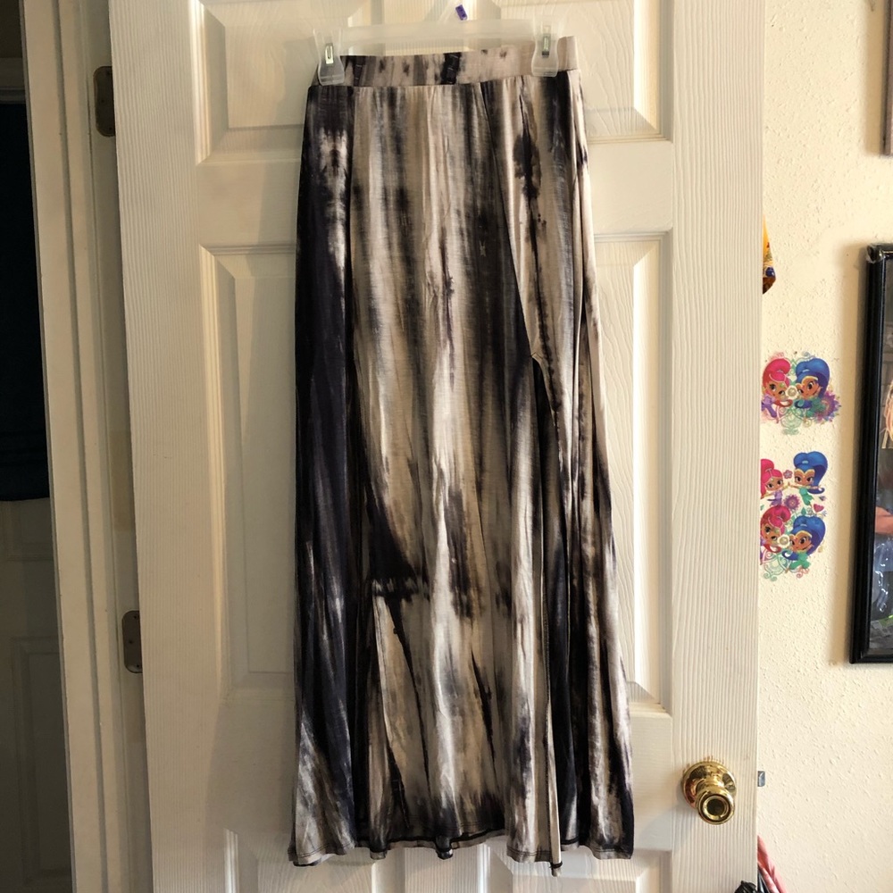 Tie dye maxi skirt